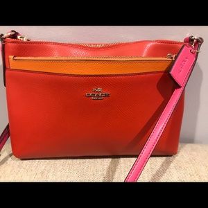 2 Coach crossbody purses with pop out wallet